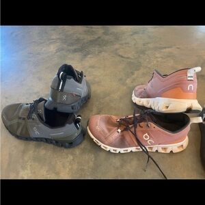 Women’s OnCloud Running Shoes - Gray and Pink Set size 9.5